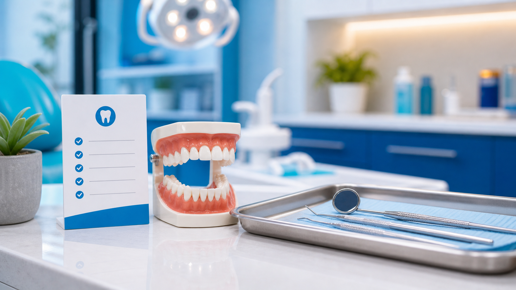 Dental and oral examination tools for checkups in Nairobi CBD