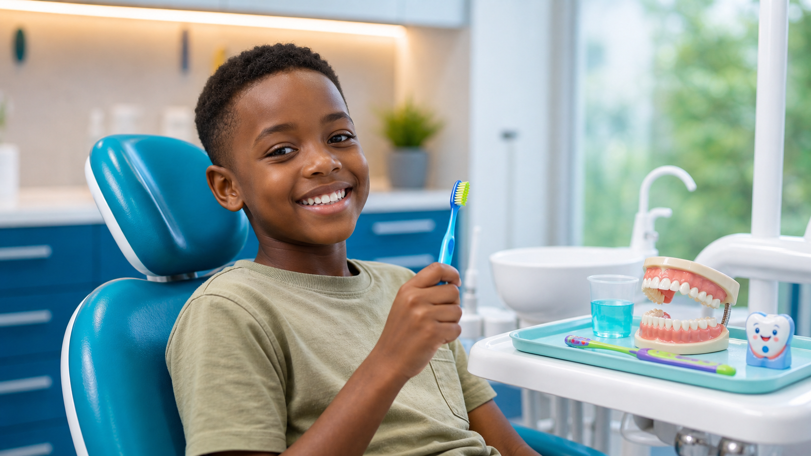 Child patient for pediatric dentistry in Nairobi CBD